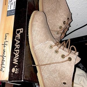 Brand new never worn Bear Paw lace ups